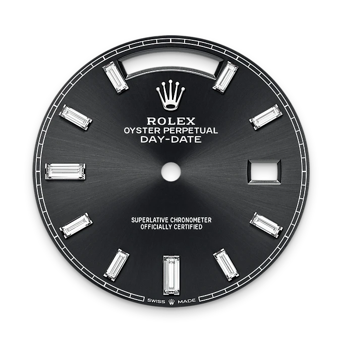 rolex M228349RBR-0003   - Il quadrante nero vivo