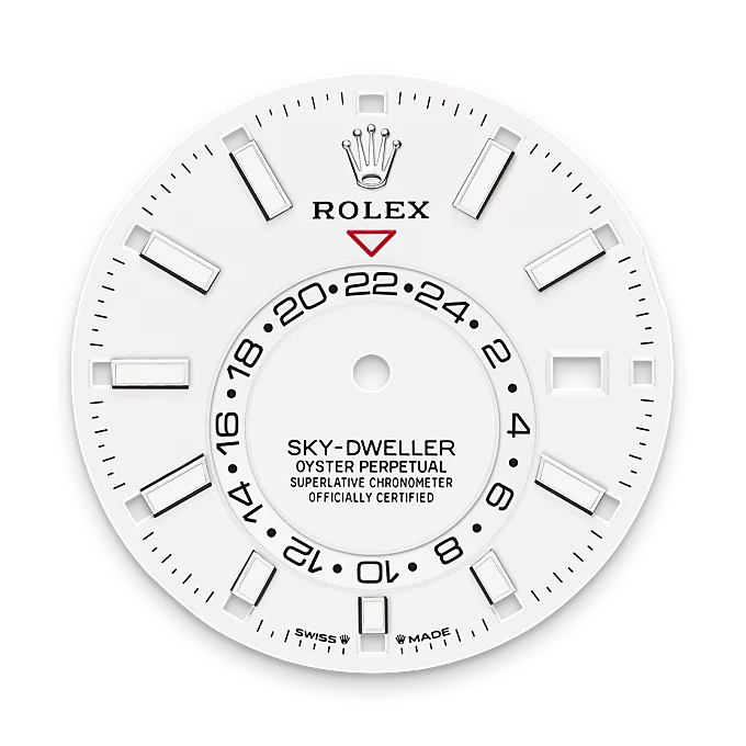 rolex M336934-0004   - Il quadrante bianco intenso